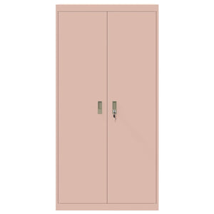Ντουλάπι αποθήκευσης Ροζ 90 x 40 x 180 cm Ατσάλι
