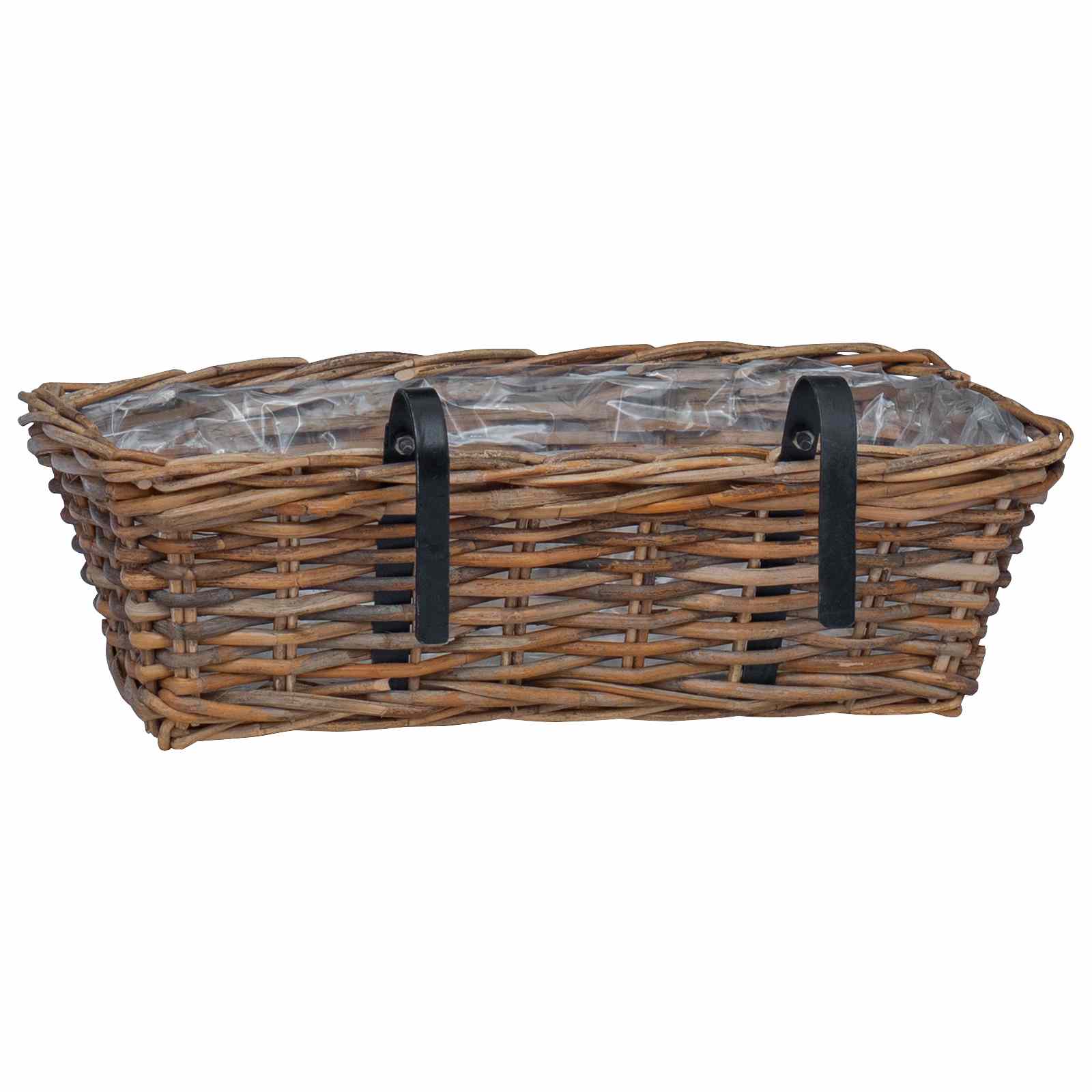 Κρεμαστό Καλάθι Γλάστρας 2 pcs Καφέ 48 x 22 x 15 εκ. - Pakobazaar