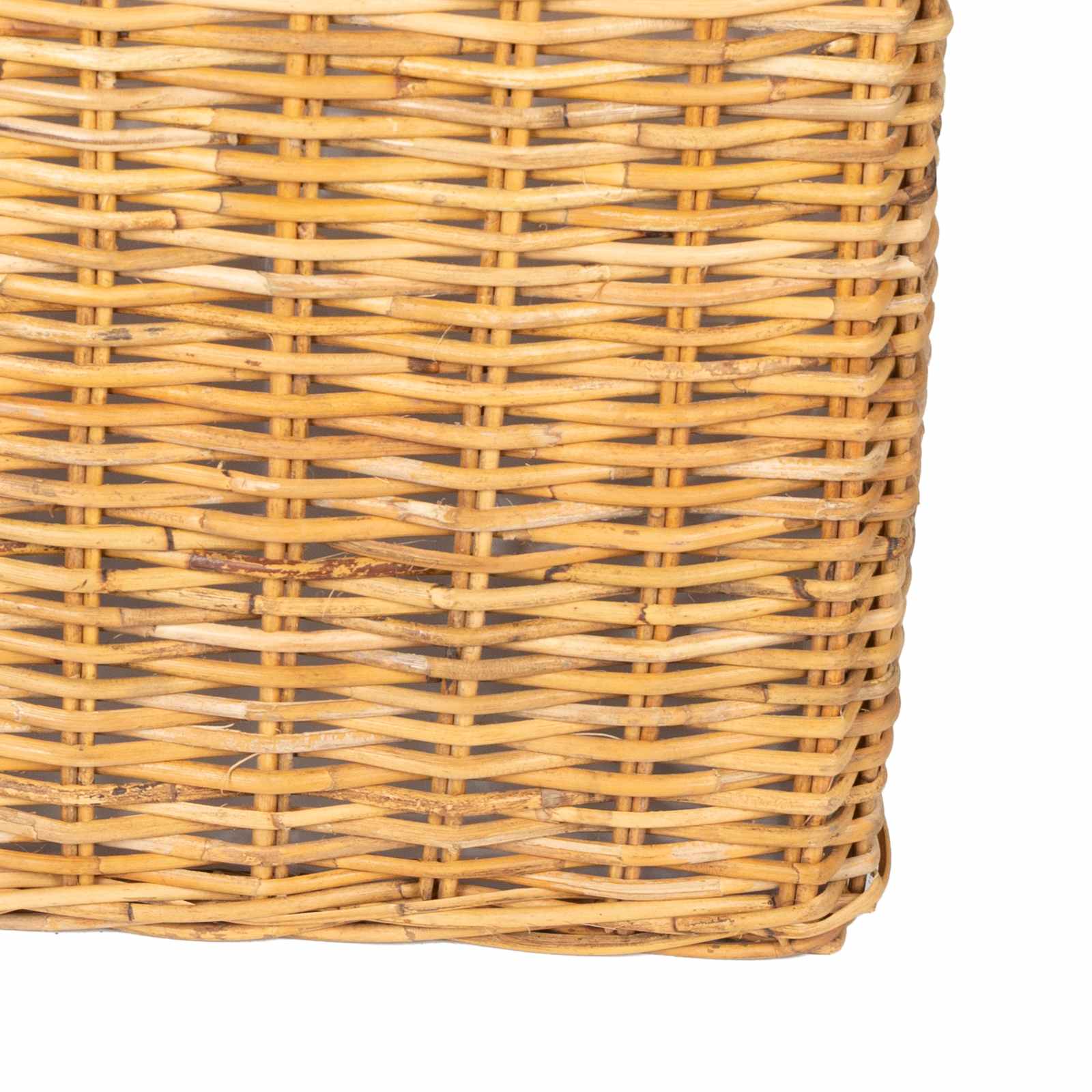 Καλάθι Για Φυτά με αποθήκευση 2 pcs Καφέ Ράτταν Λατσάκ