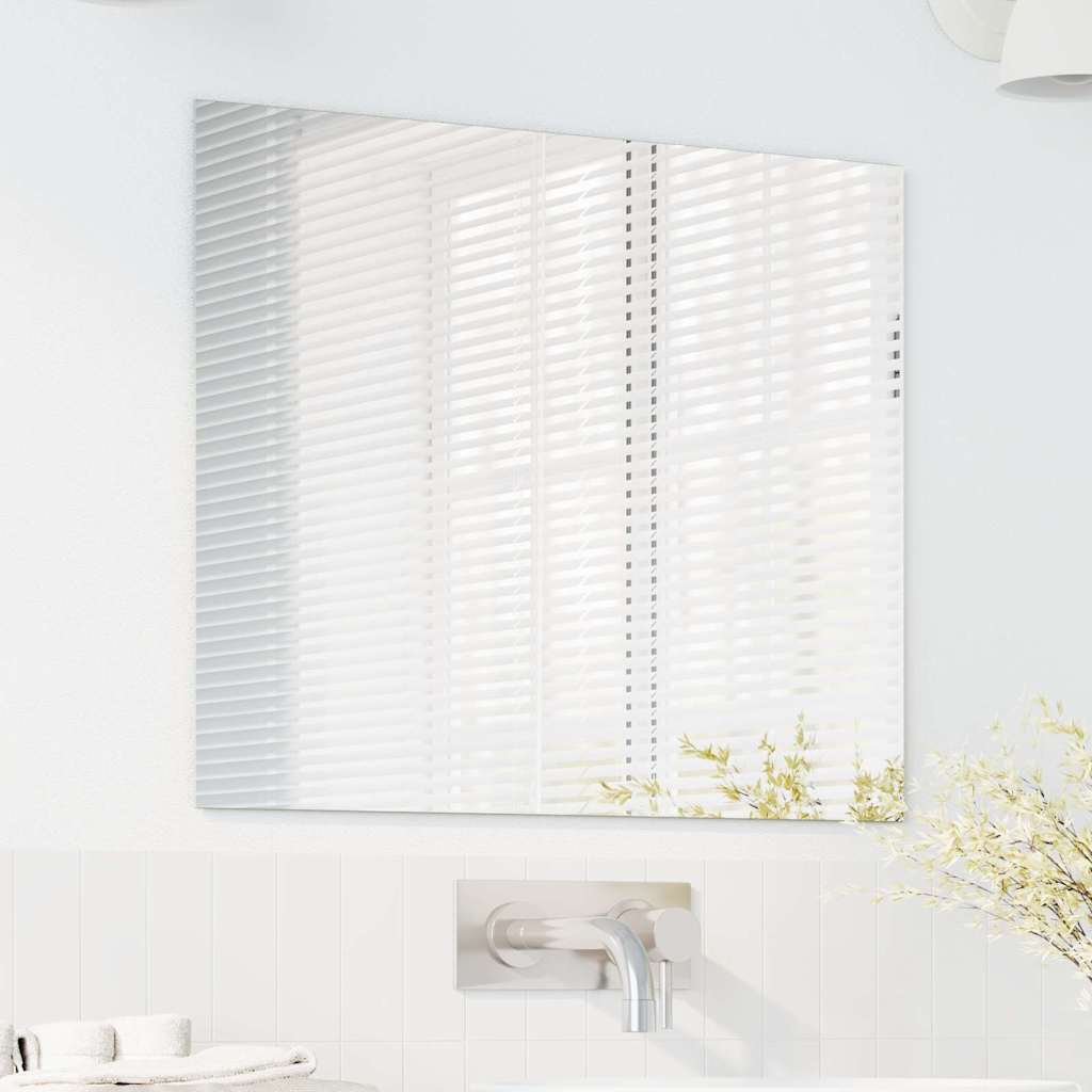 Καθρέφτης τοίχου Ορθογώνιος 50 x 60 cm σκληρυμένο γυαλί - Pakobazaar