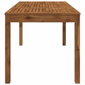 Τραπέζι δείπνου κήπου Φυσικό 141 x 80,5 x 75 εκ - Pakobazaar