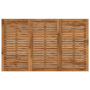 Τραπέζι δείπνου κήπου Φυσικό 147 x 88,5 x 75 εκ
