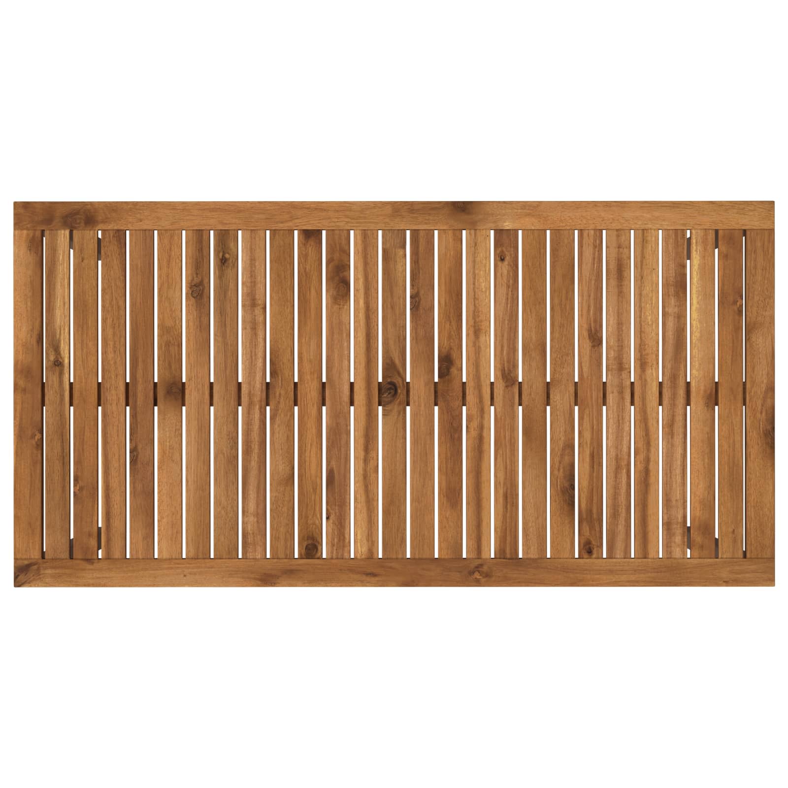 Τραπέζι δείπνου κήπου Φυσικό και Καφέ 108,5 x 55 x 75 εκ