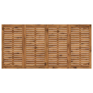 Τραπέζι δείπνου κήπου Φυσικό και Καφέ 147 x 88,5 x 75 εκ