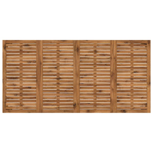 Τραπέζι δείπνου κήπου Φυσικό και Λευκό 180 x 88,5 x 75 εκ