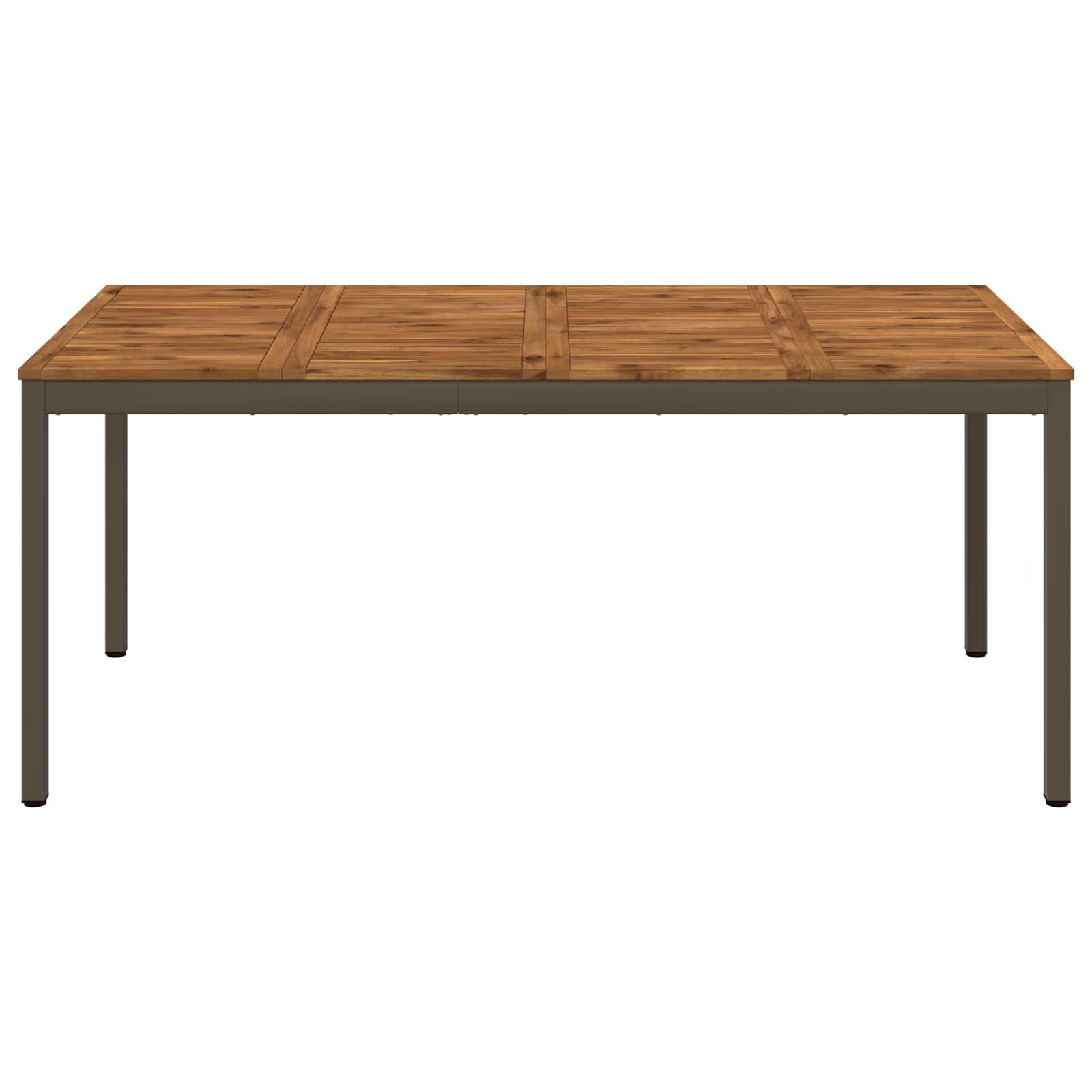 Τραπέζι δείπνου κήπου Φυσικό και Καφέ 180 x 88,5 x 75 εκ