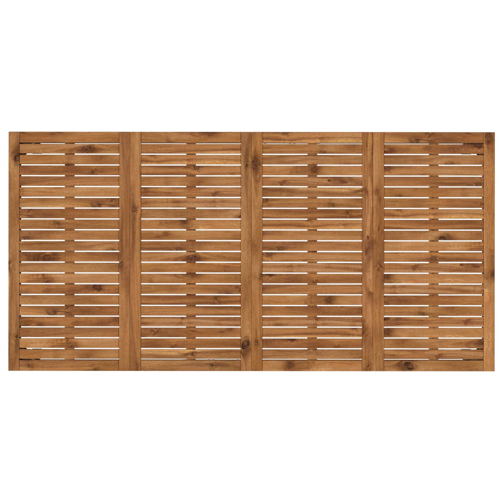 Τραπέζι δείπνου κήπου Φυσικό και Καφέ 180 x 88,5 x 75 εκ