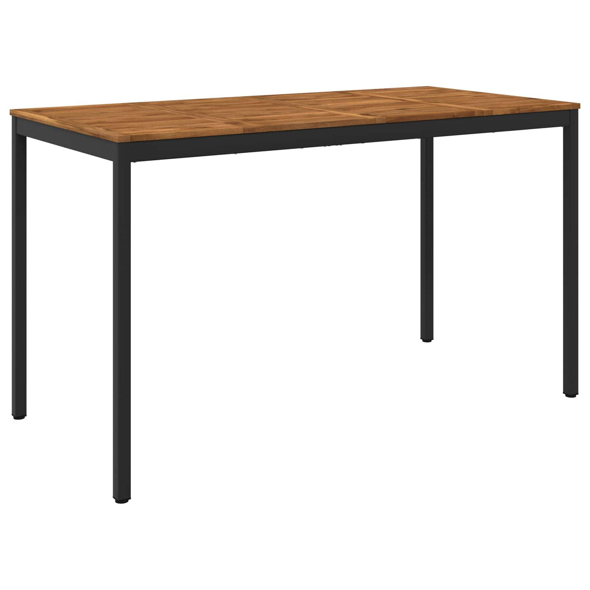 Τραπέζι μπαρ κήπου Φυσικό και Μαύρο 180 x 88,5 x 105 εκ