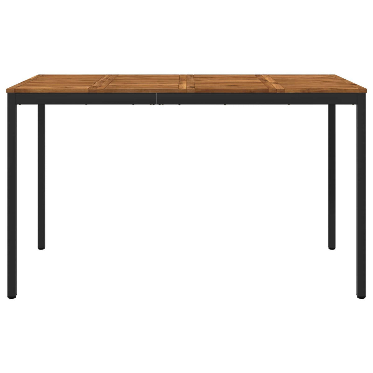 Τραπέζι μπαρ κήπου Φυσικό και Μαύρο 180 x 88,5 x 105 εκ