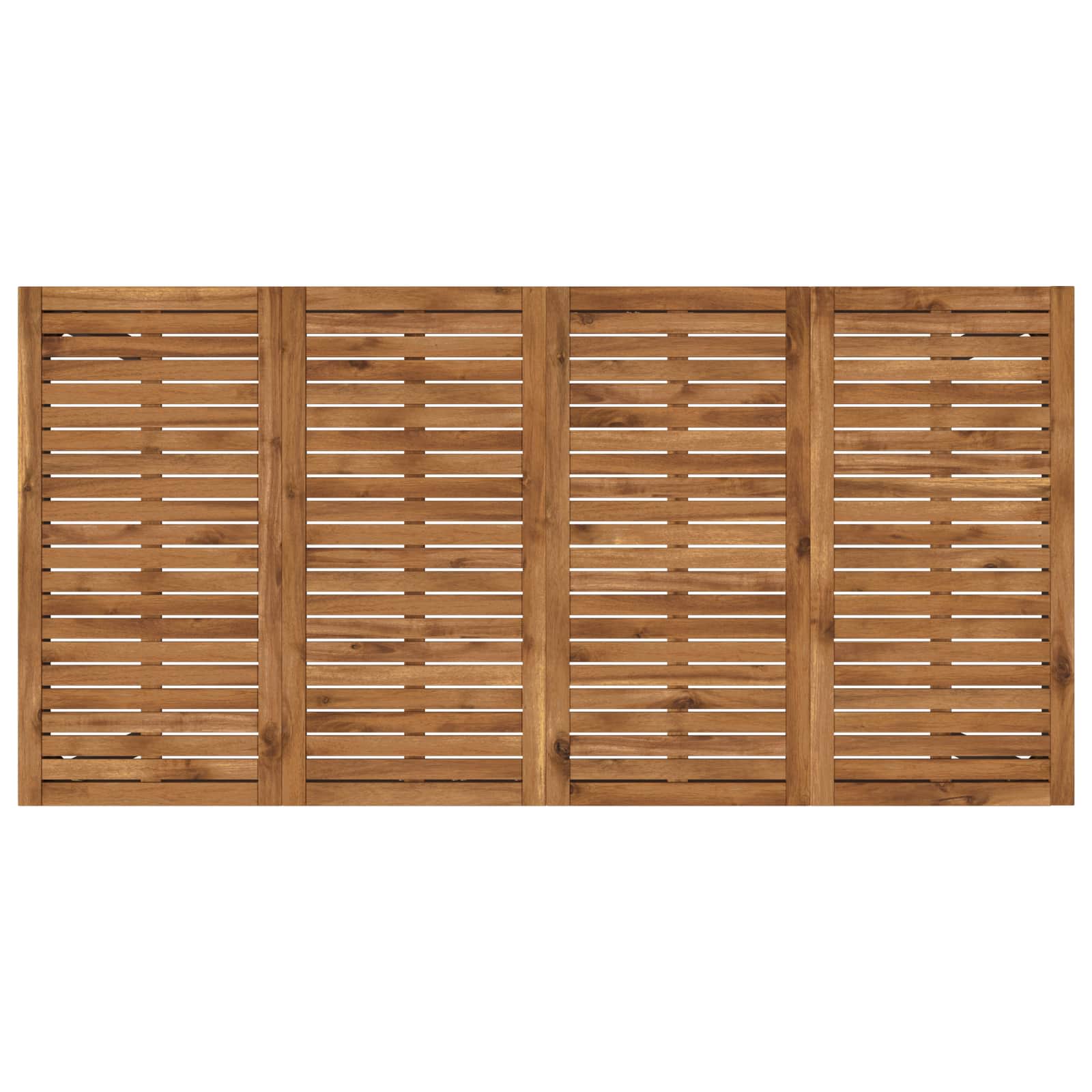 Τραπέζι μπαρ κήπου Φυσικό και Μαύρο 180 x 88,5 x 105 εκ