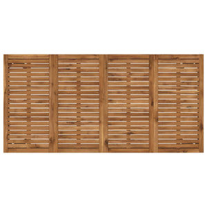Τραπέζι μπαρ κήπου Φυσικό και Μαύρο 180 x 88,5 x 105 εκ