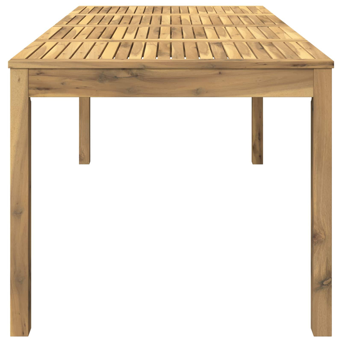 Τραπέζι δείπνου κήπου Λευκό 180 x 88,5 x 75 εκ - Pakobazaar