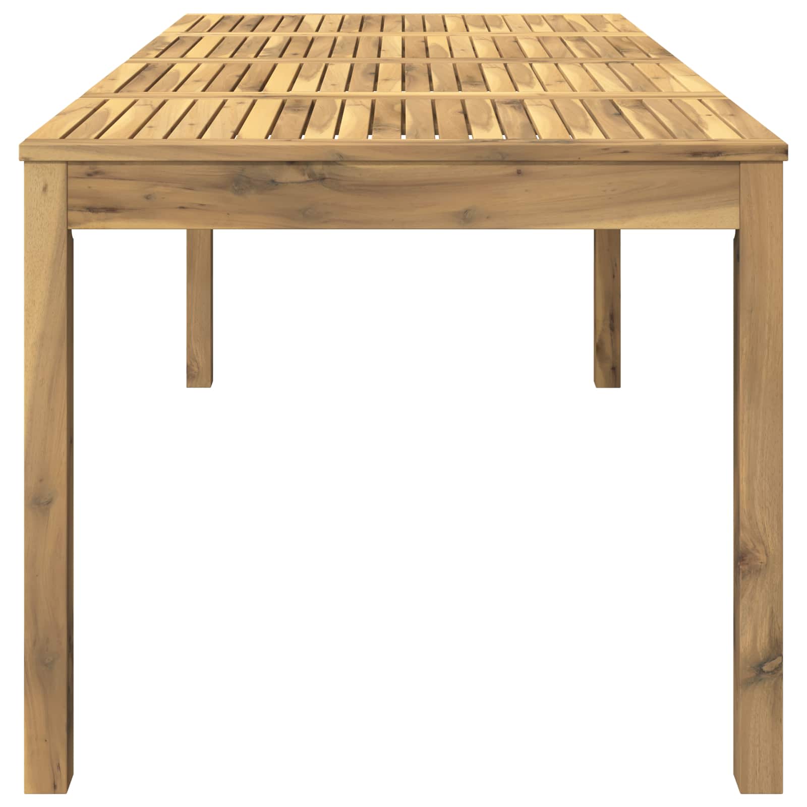 Τραπέζι δείπνου κήπου Λευκό 180 x 88,5 x 75 εκ - Pakobazaar