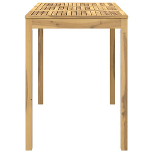Τραπέζι μπαρ κήπου Λευκό 141 x 80,5 x 105 εκ - Pakobazaar