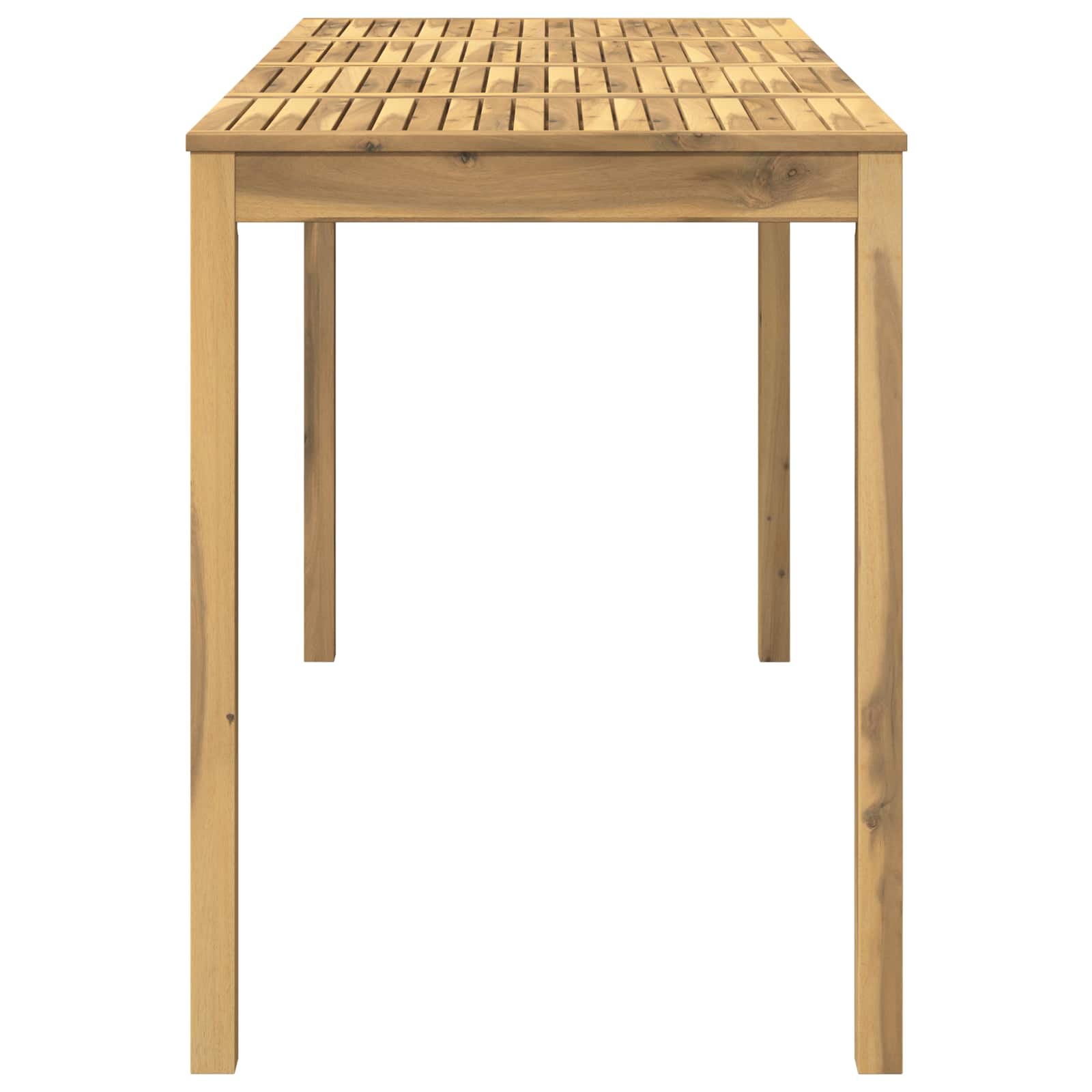 Τραπέζι μπαρ κήπου Λευκό 196 x 80,5 x 105 εκ - Pakobazaar