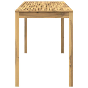 Τραπέζι μπαρ κήπου Λευκό 196 x 80,5 x 105 εκ - Pakobazaar