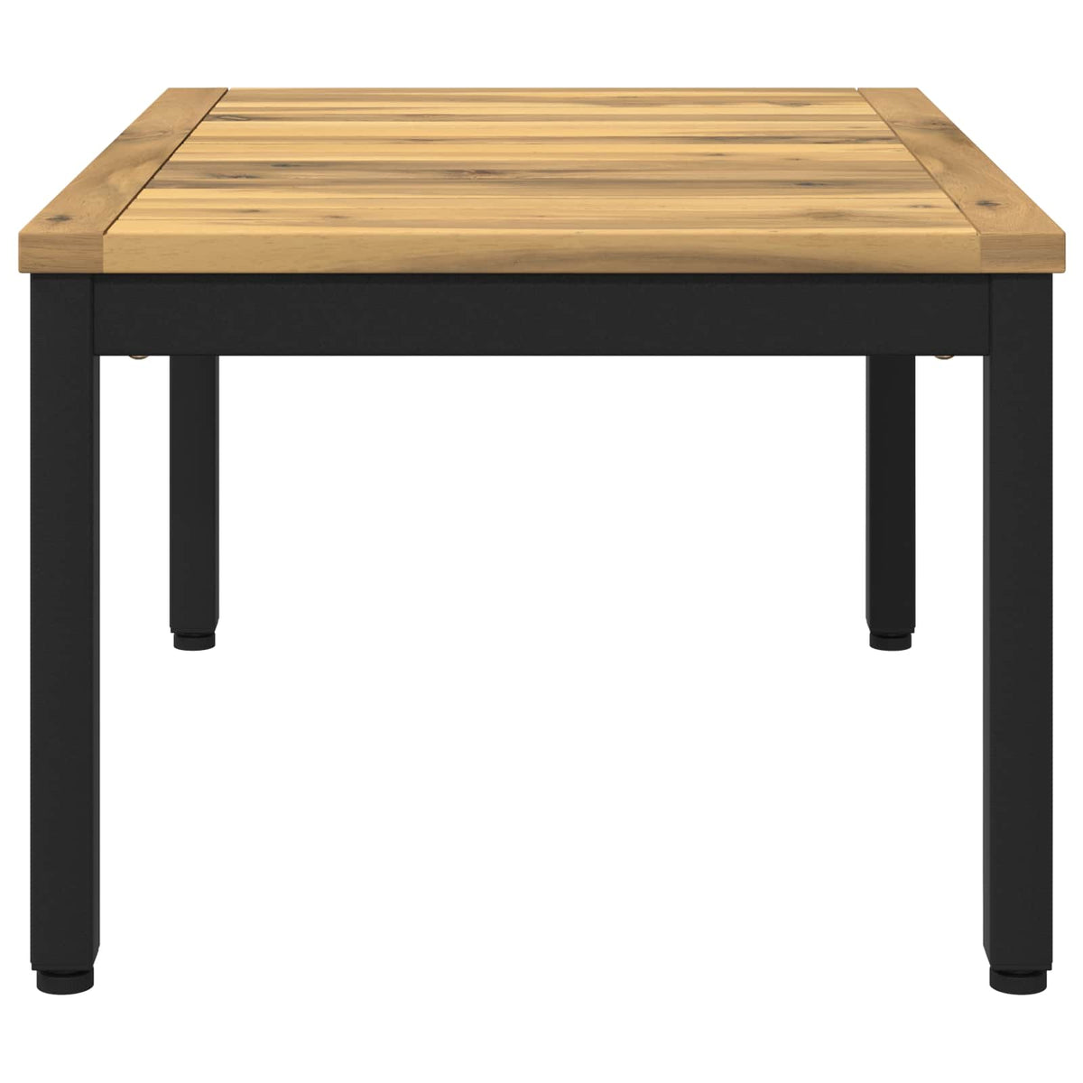 Τραπεζάκι σαλονιού Λευκό και Μαύρο 49 x 68,5 x 36 cm