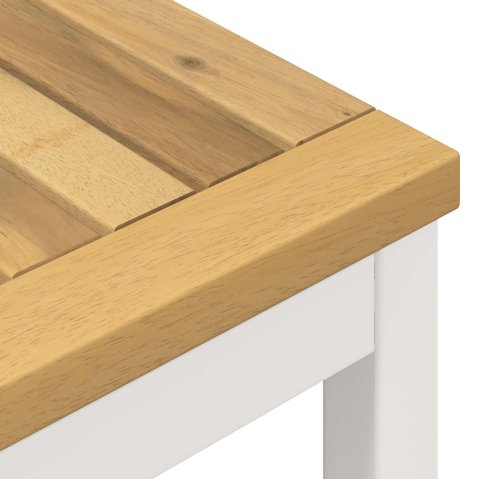 Τραπέζι δείπνου κήπου Λευκό 60 x 60,5 x 75 εκ - Pakobazaar