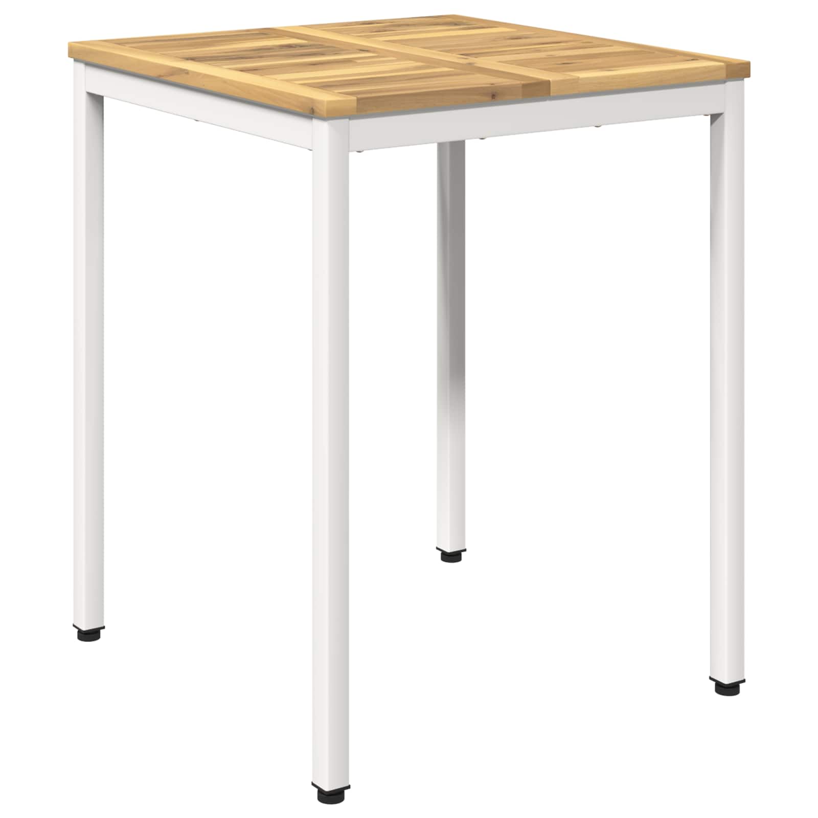 Τραπέζι δείπνου κήπου Λευκό 60 x 60,5 x 75 εκ - Pakobazaar