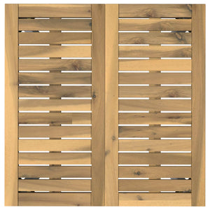 Τραπέζι δείπνου κήπου Λευκό 60 x 60,5 x 75 εκ - Pakobazaar