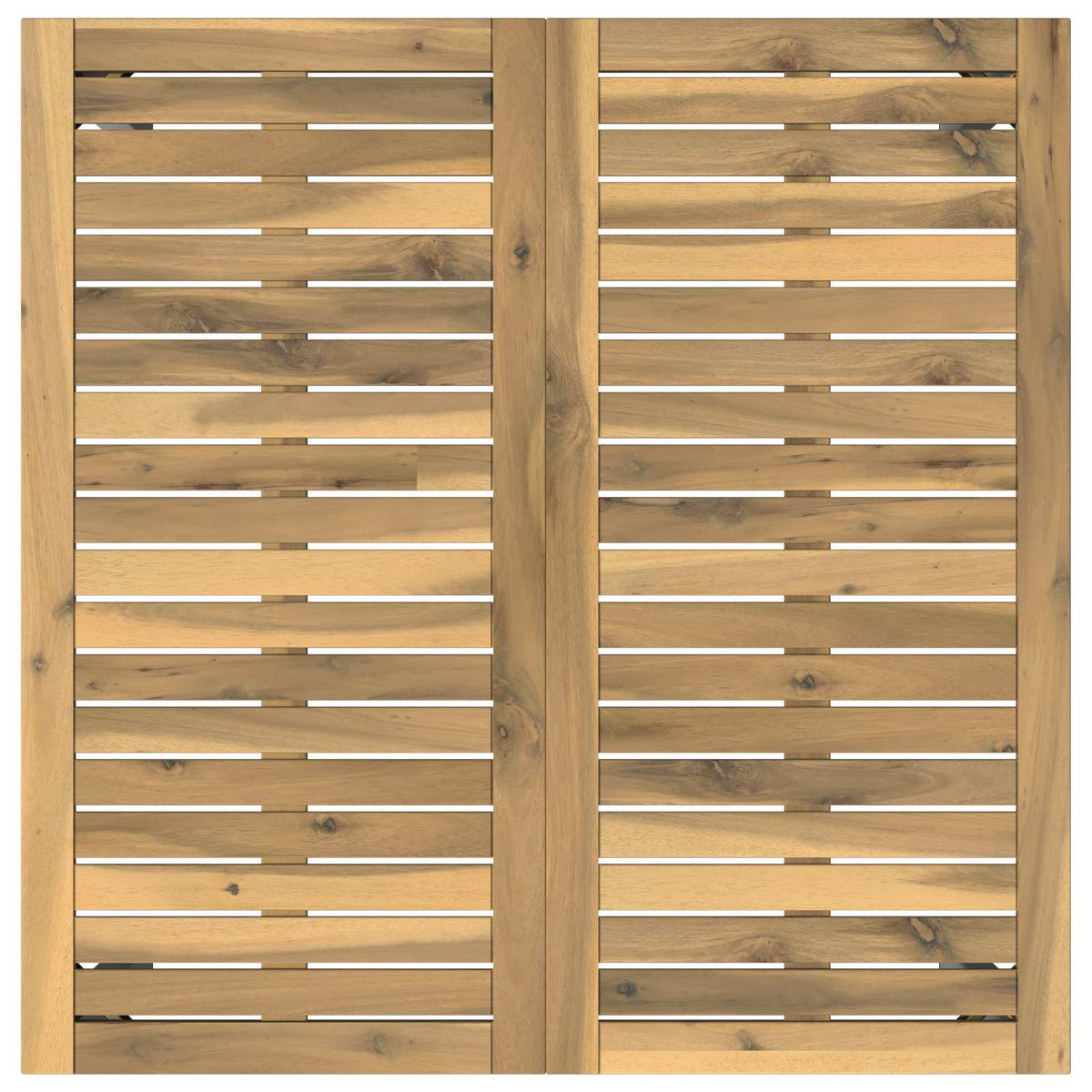 Τραπέζι δείπνου κήπου Λευκό 80 x 80,5 x 75 εκ - Pakobazaar