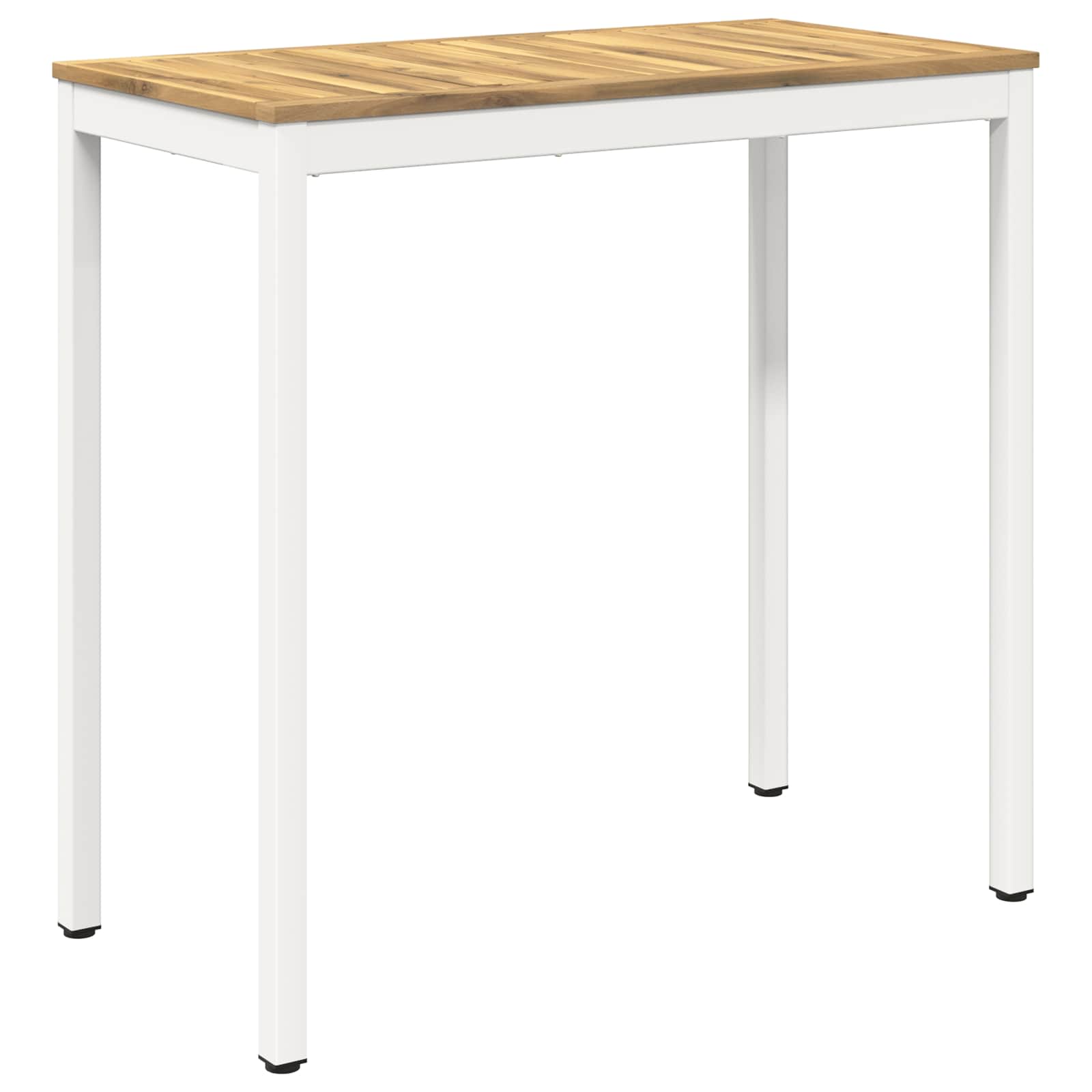 Τραπέζι μπαρ κήπου Λευκό 108,5 x 55 x 105 εκ - Pakobazaar