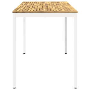 Τραπέζι μπαρ κήπου Λευκό 180 x 88,5 x 105 εκ