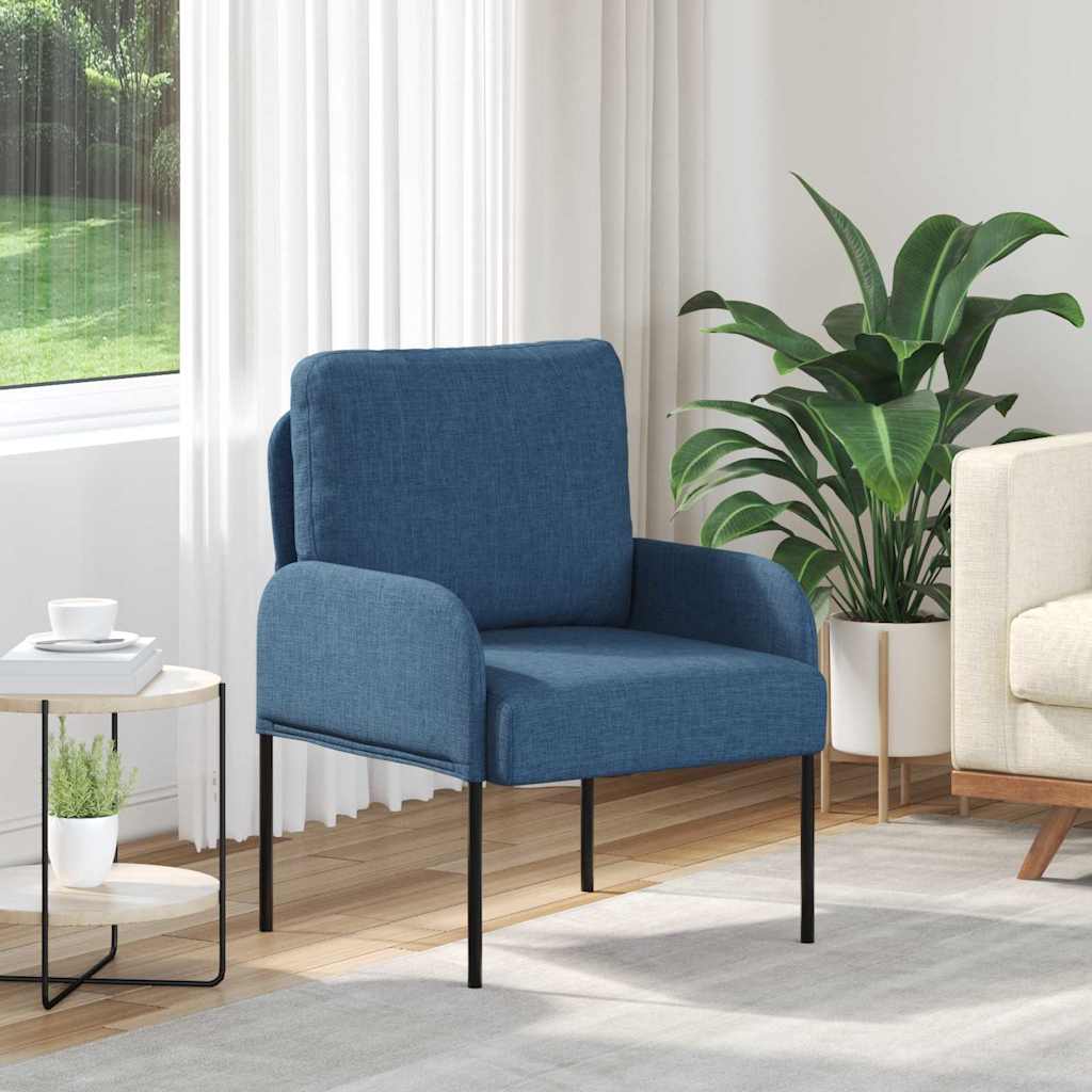 Καναπέδες με μαξιλάρι 55cm Μπλε Κόντρα πλακέ