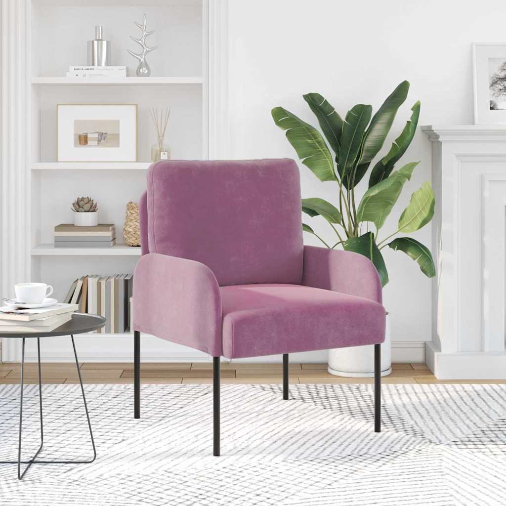 Καναπέδες με μαξιλάρι 55cm Μοβ Κόντρα πλακέ