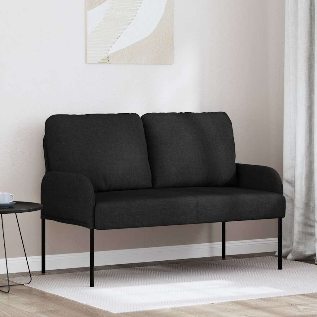 Καναπέδες με μαξιλάρι 110cm Μαύρο Κόντρα πλακέ - Pakobazaar