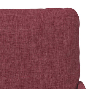Σετ Καναπέ 3 pcs Κόκκινο 115 x 56 x 80 εκ Κόντρα πλακέ - Pakobazaar
