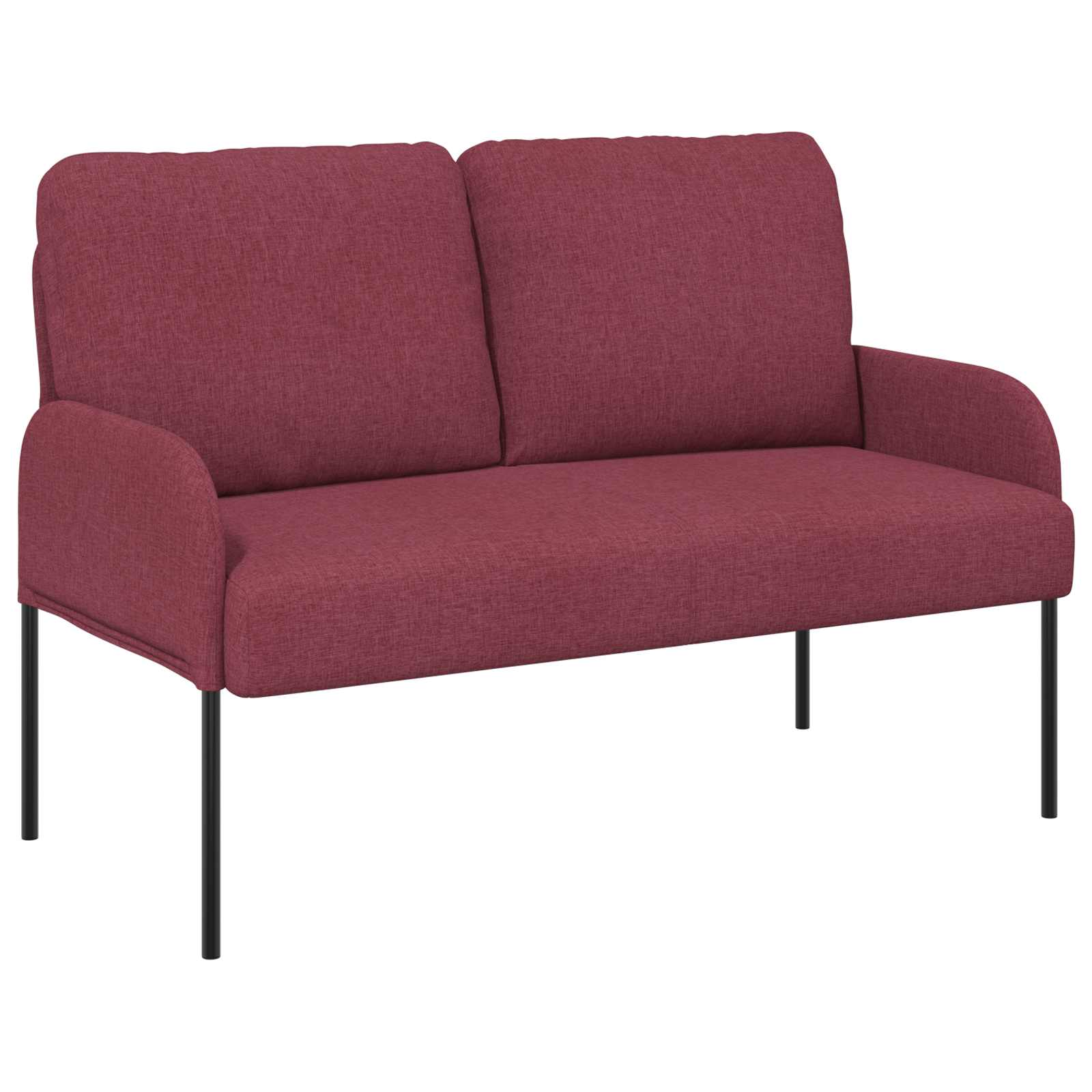 Σετ Καναπέ 3 pcs Κόκκινο 115 x 56 x 80 εκ Κόντρα πλακέ - Pakobazaar