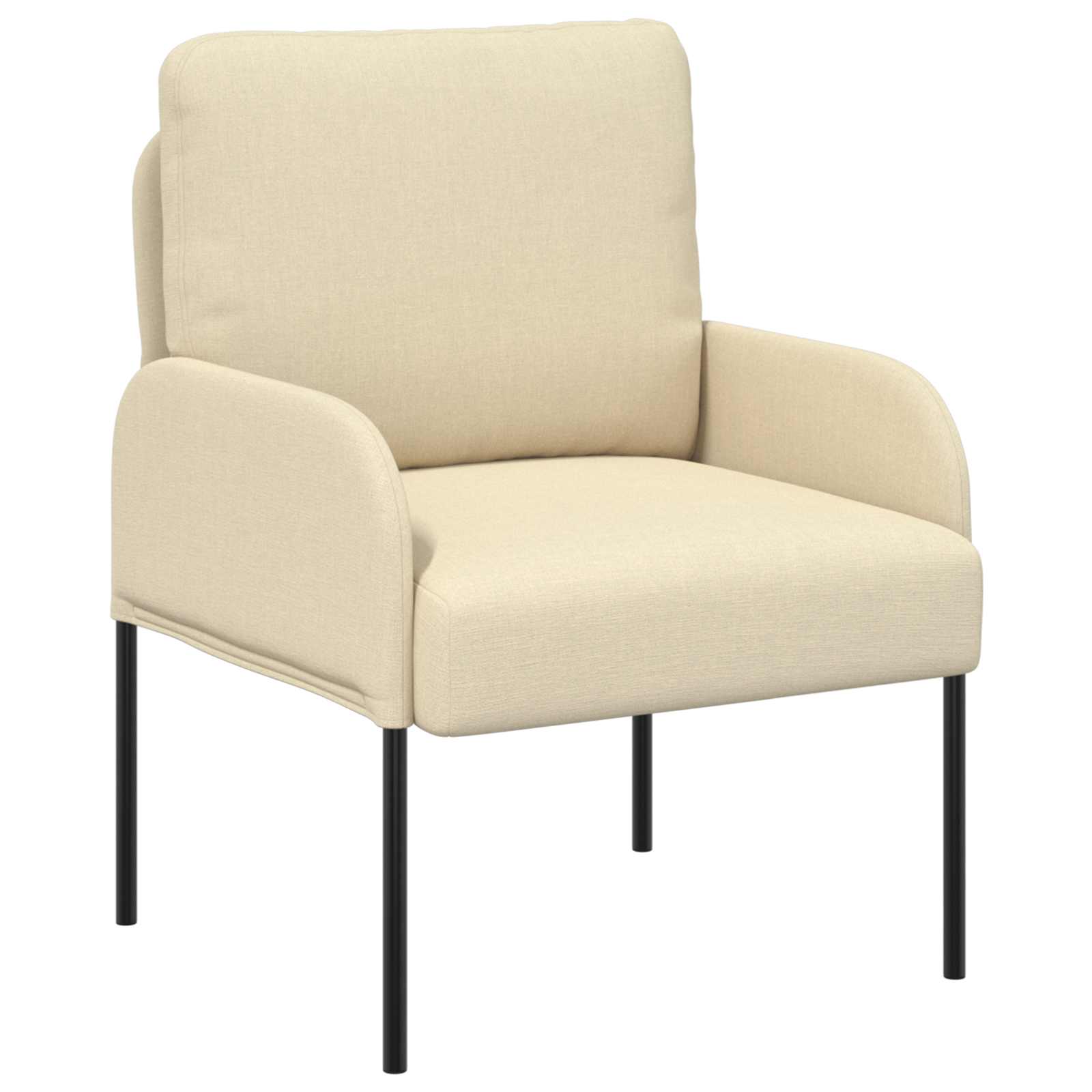 Σετ Καναπέ με μαξιλάρι 3 pcs Κρεμ 115 x 56 x 80 εκ Κόντρα πλακέ - Pakobazaar