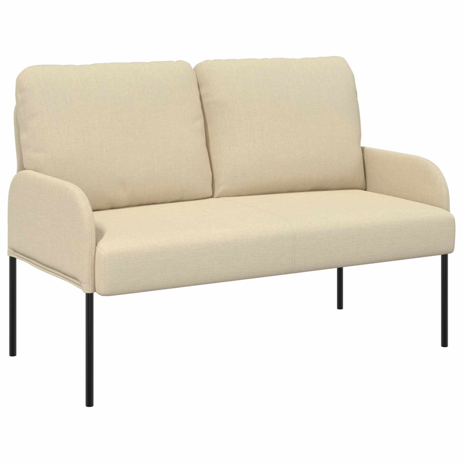 Σετ Καναπέ με μαξιλάρι 3 pcs Κρεμ 115 x 56 x 80 εκ Κόντρα πλακέ - Pakobazaar