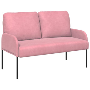 Σετ Καναπέ με μαξιλάρι 3 pcs Ροζ 115 x 56 x 80 εκ Κόντρα πλακέ - Pakobazaar