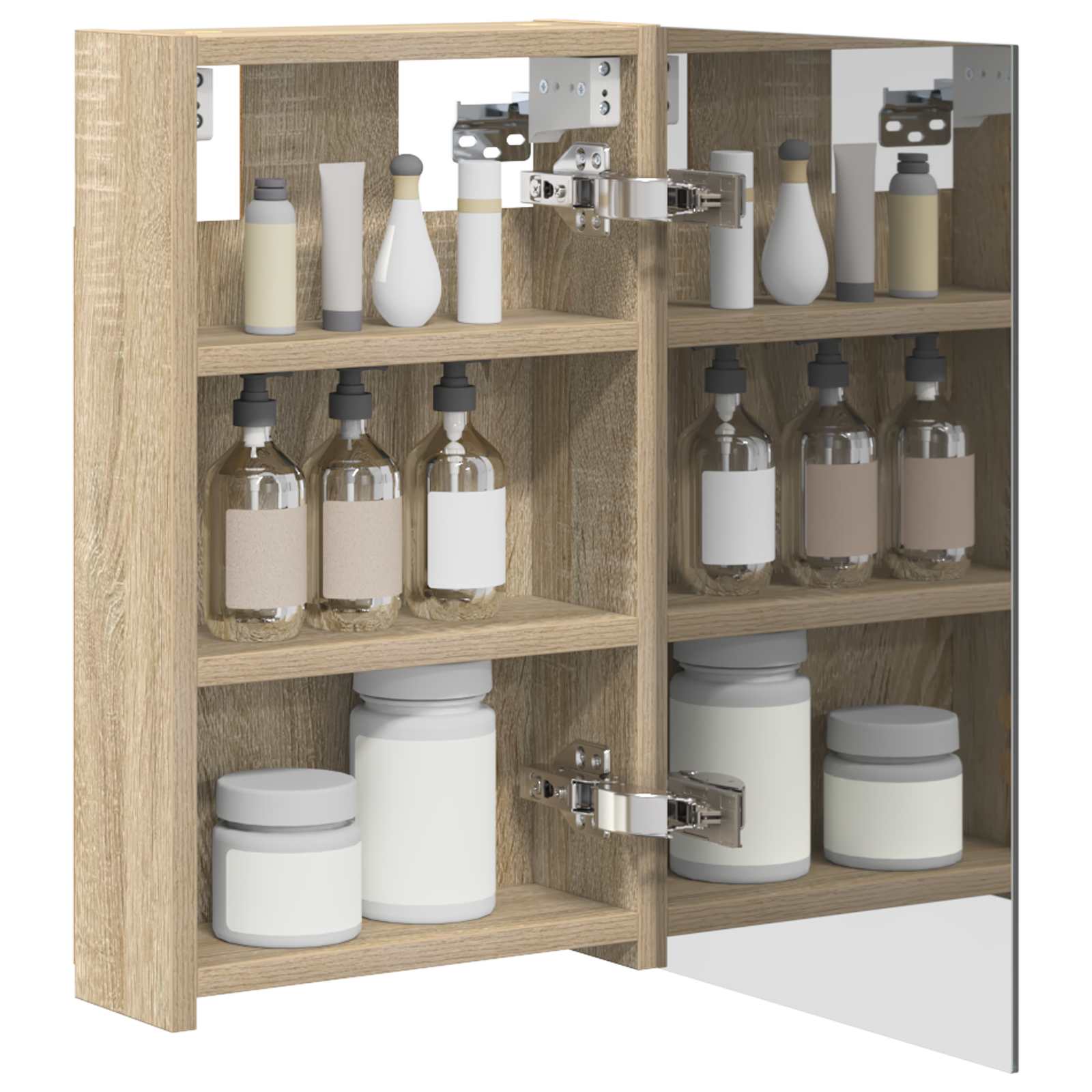 Καθρέφτης Ντουλάπα Μπάνιου Δρύς Sonoma 30 x 10,5 x 50 εκ - Pakobazaar