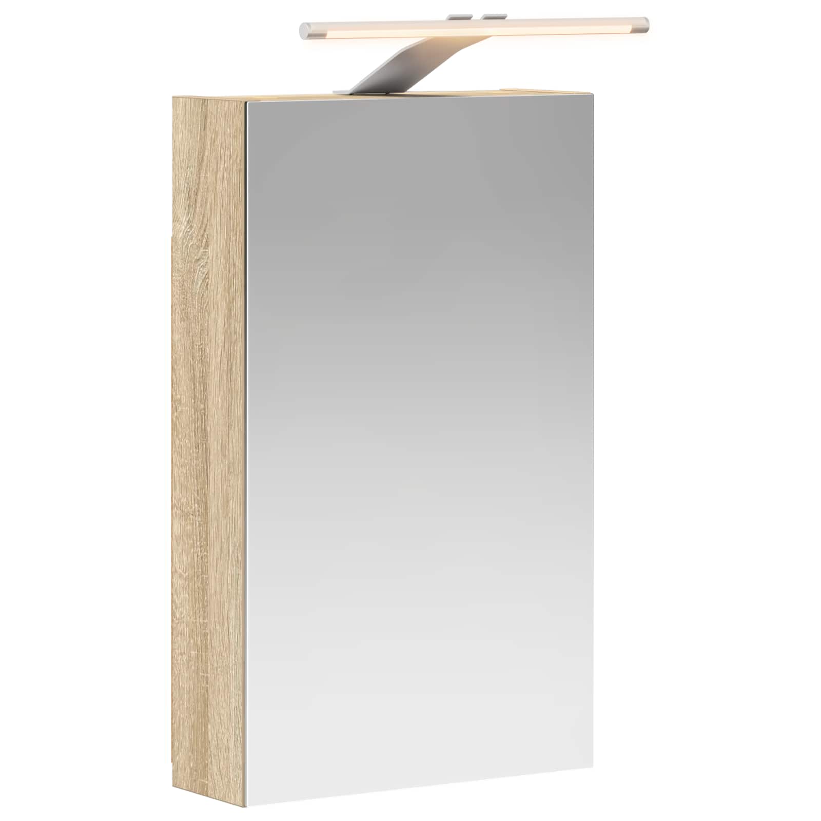 Καθρέφτης Ντουλάπα Μπάνιου Δρύς Sonoma 30 x 10,5 x 50 εκ - Pakobazaar