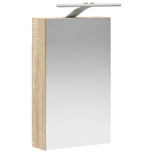 Καθρέφτης Ντουλάπα Μπάνιου Δρύς Sonoma 30 x 10,5 x 50 εκ - Pakobazaar