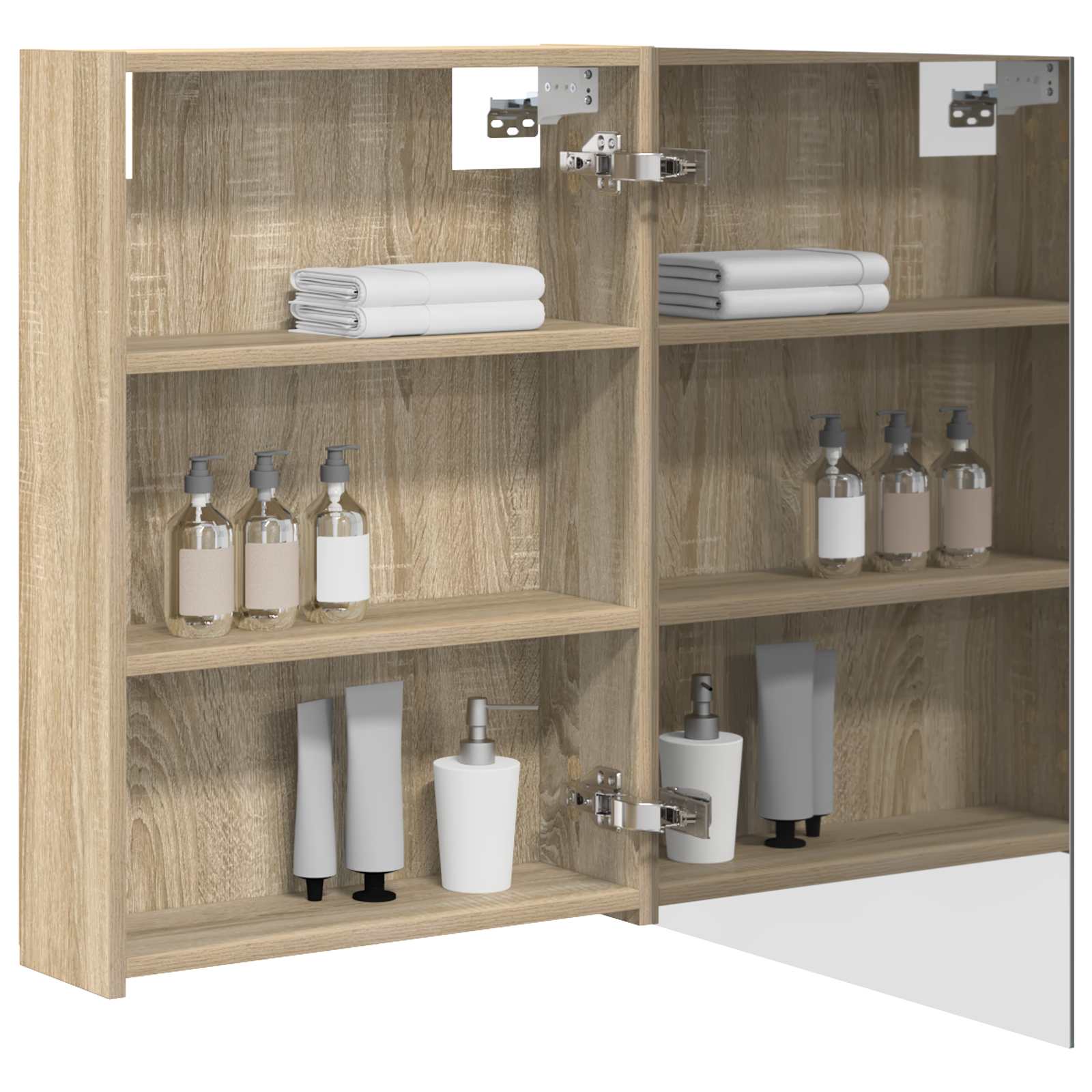 Καθρέφτης Ντουλάπα Μπάνιου Δρύς Sonoma 50 x 14,5 x 70 εκ - Pakobazaar