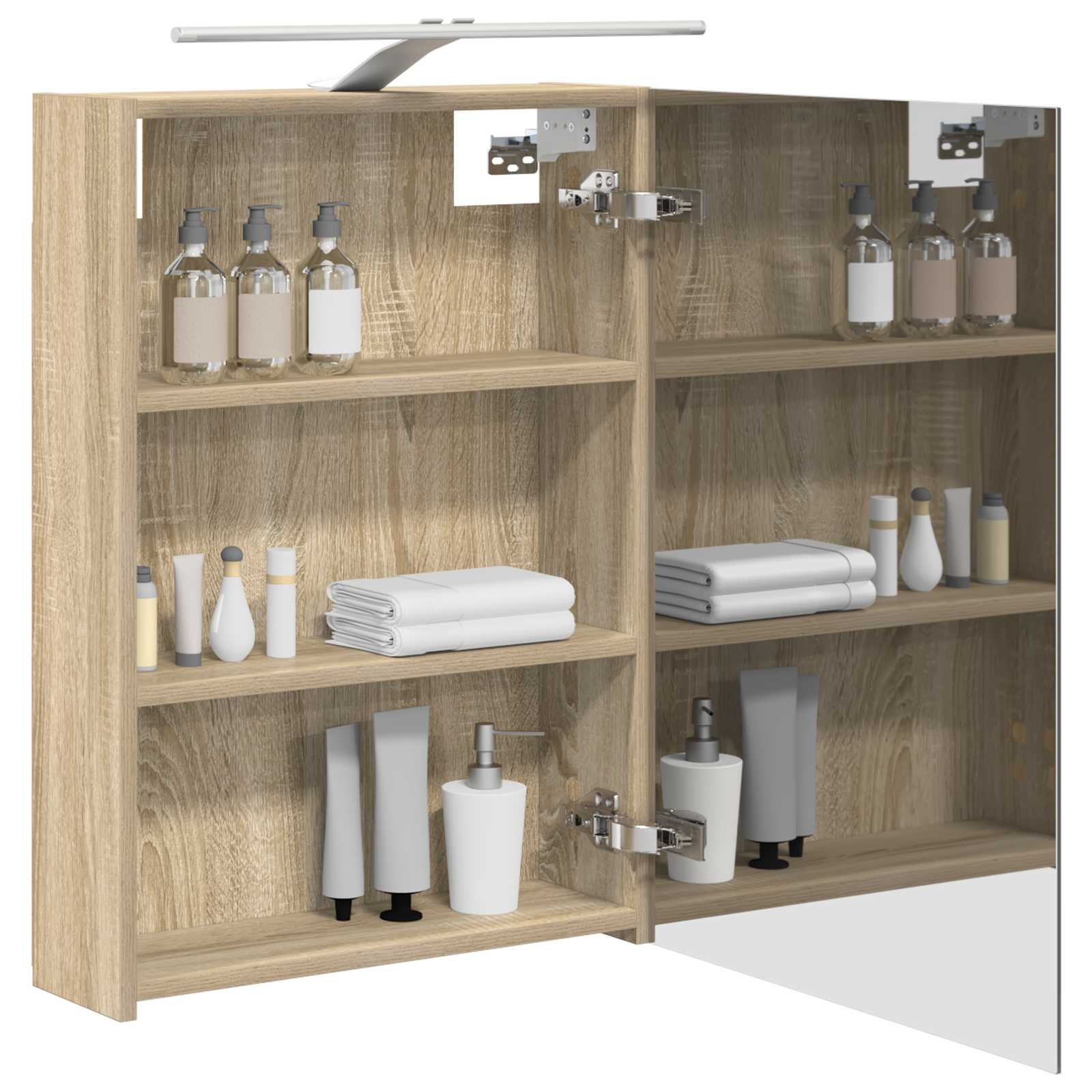Καθρέφτης Ντουλάπα Μπάνιου Δρύς Sonoma 50 x 14,5 x 70 εκ - Pakobazaar