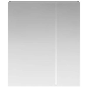 Καθρέφτης Ντουλάπα Μπάνιου Μαύρη Οξυά 60 x 14,5 x 70 εκ. - Pakobazaar