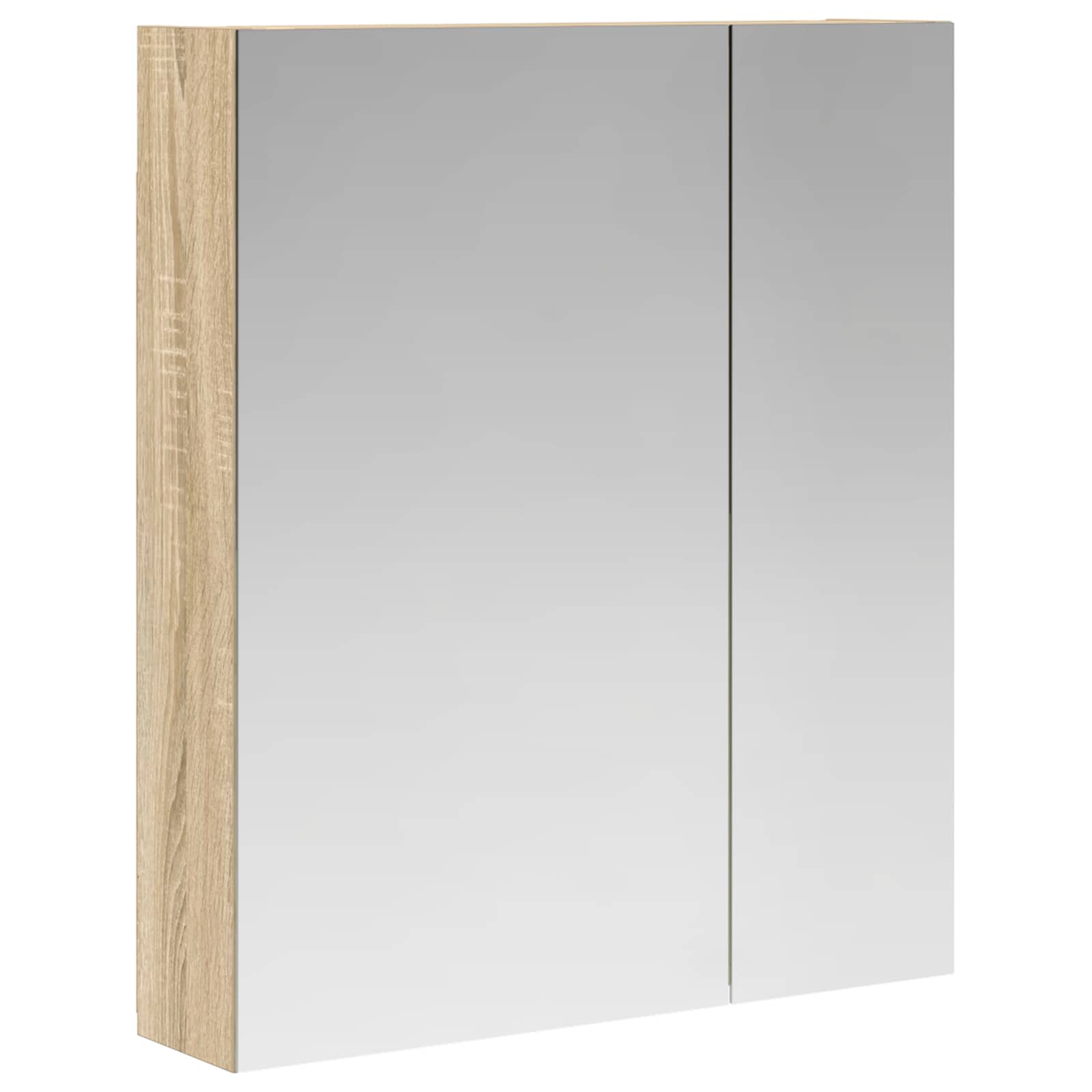 Καθρέφτης Ντουλάπα Μπάνιου Δρύς Sonoma 60 x 14,5 x 70 εκ. - Pakobazaar