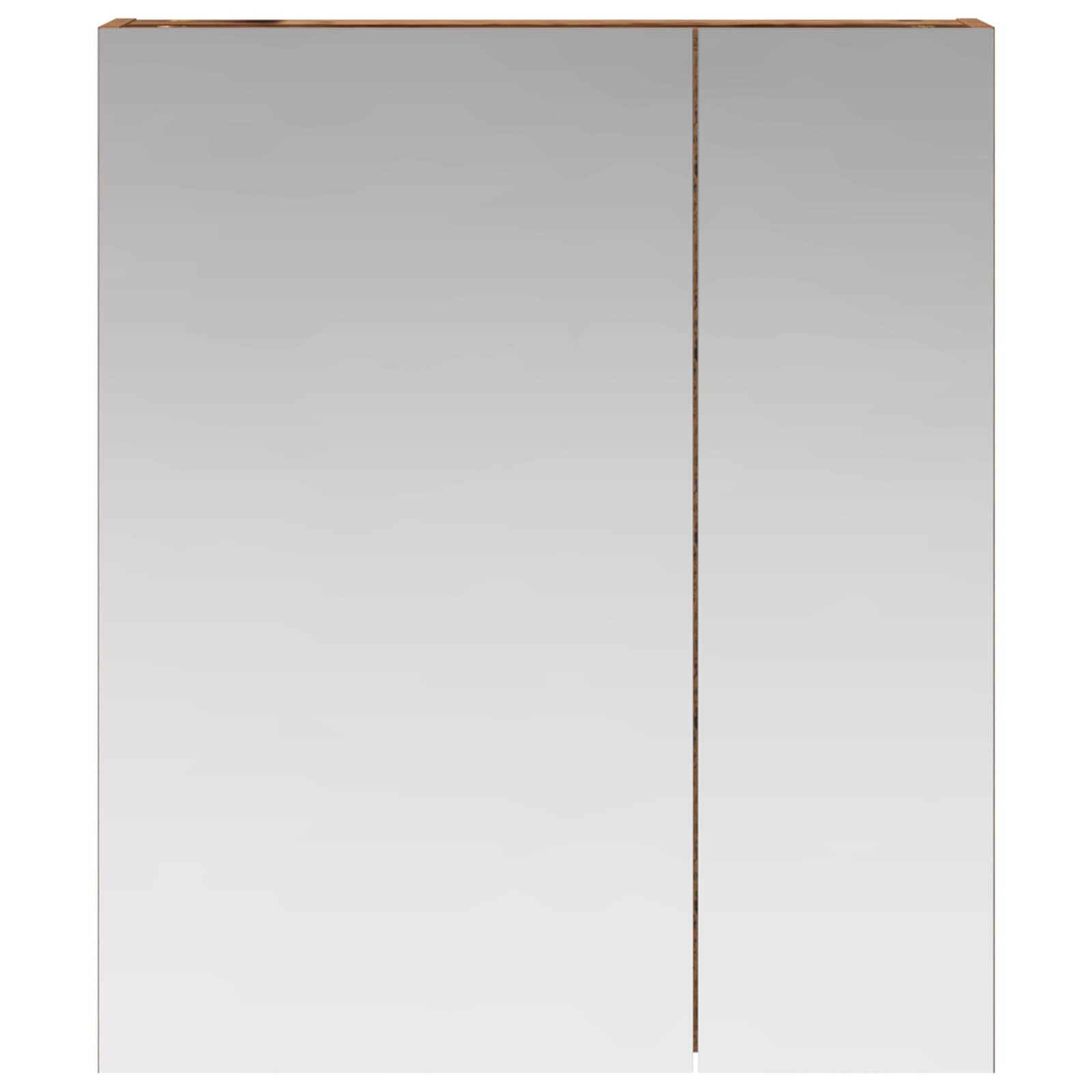 Καθρέφτης Ντουλάπα Μπάνιου Παλιό ξύλο 60 x 14,5 x 70 εκ. - Pakobazaar