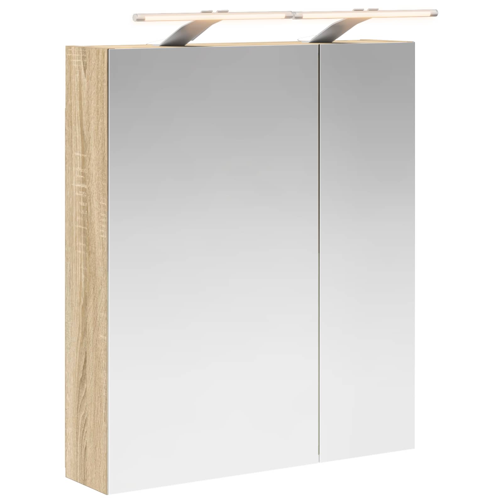Καθρέφτης Ντουλάπα Μπάνιου Δρύς Sonoma 60 x 14,5 x 70 εκ. - Pakobazaar