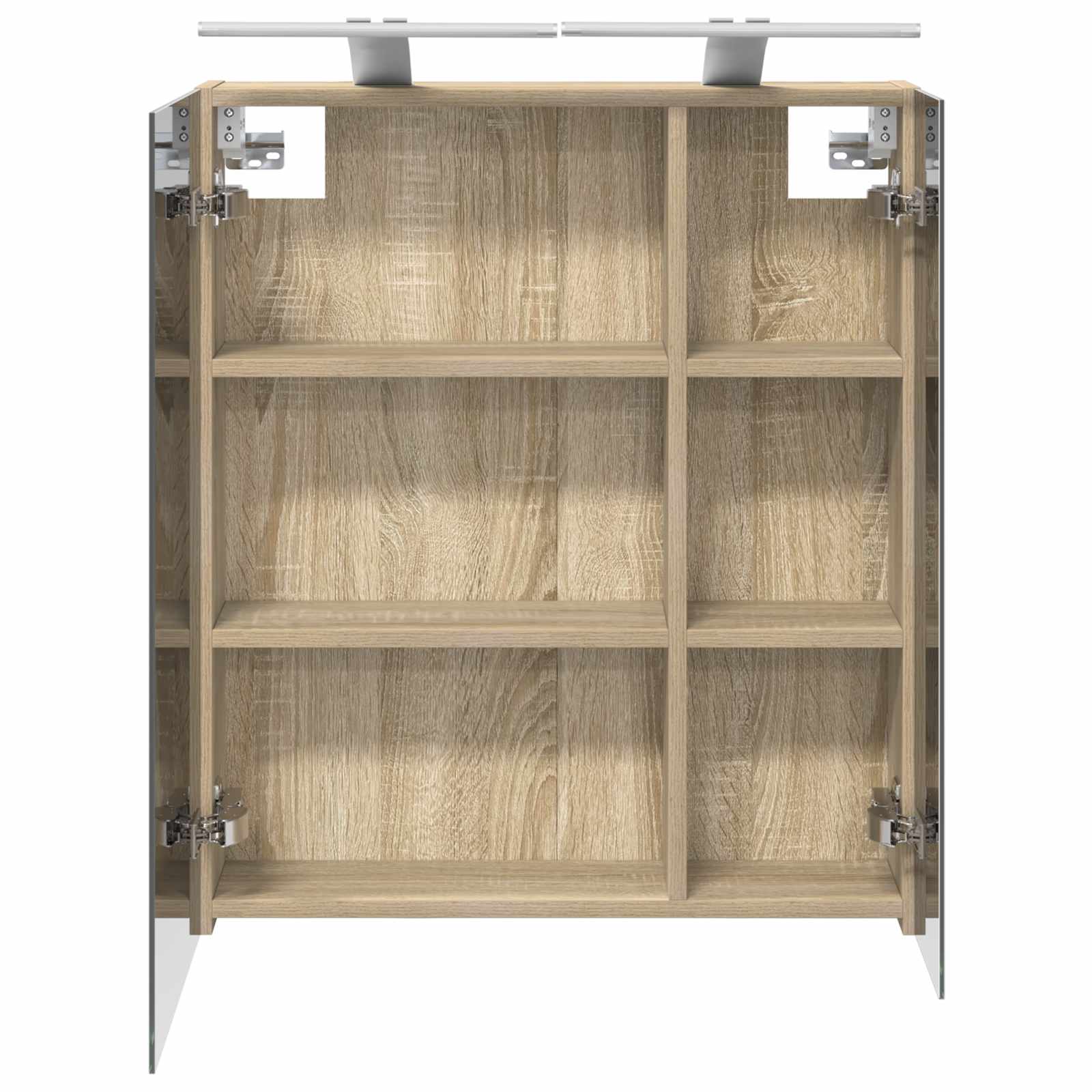 Καθρέφτης Ντουλάπα Μπάνιου Δρύς Sonoma 60 x 14,5 x 70 εκ. - Pakobazaar