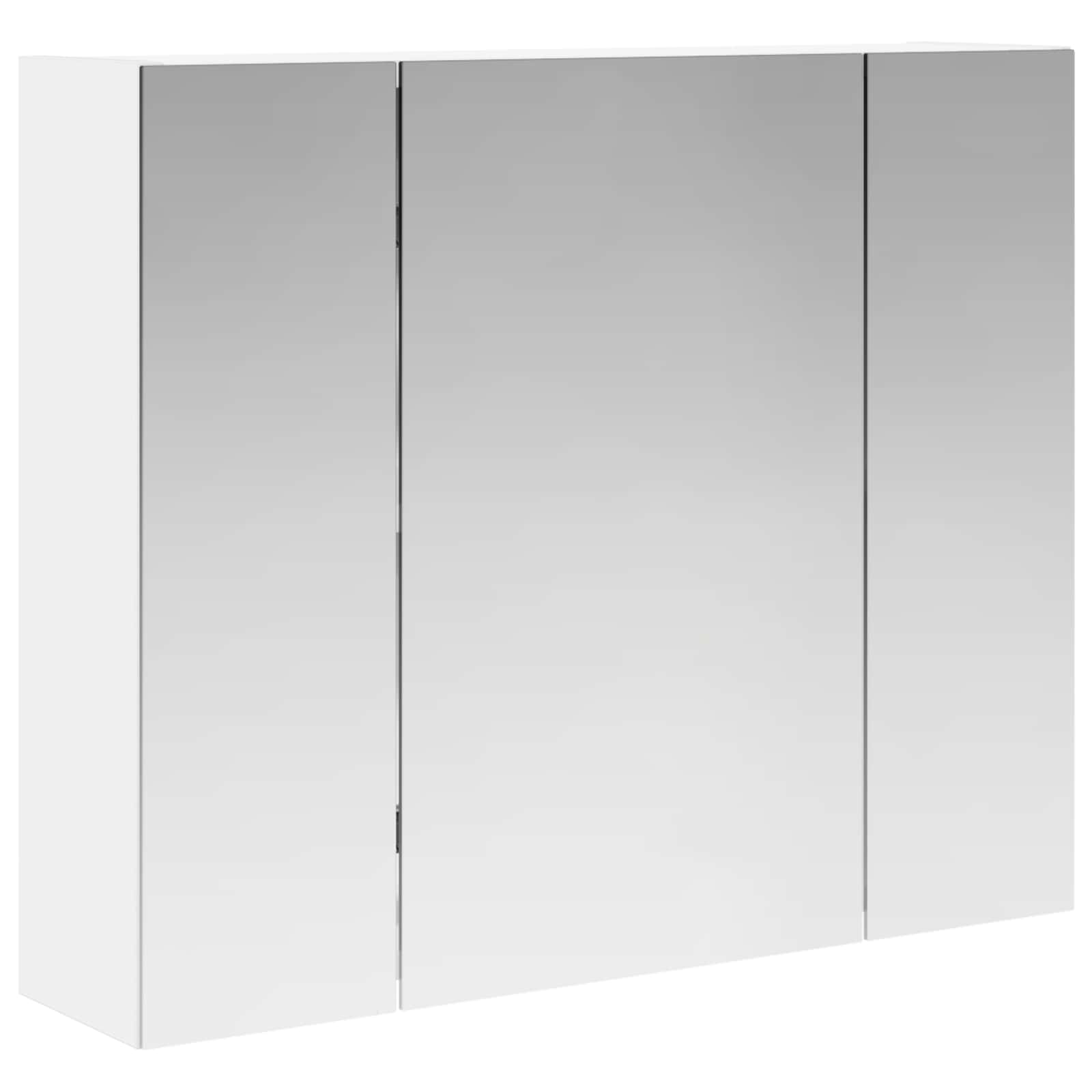 Καθρέφτης Ντουλάπα Μπάνιου Λευκό 60 x 14,5 x 50 εκ - Pakobazaar