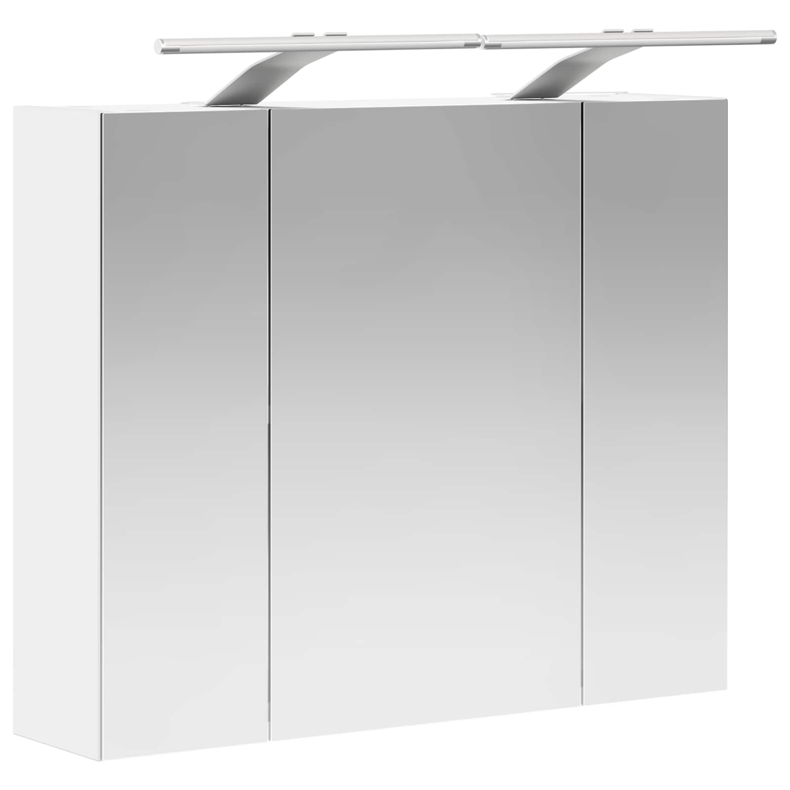 Καθρέφτης Ντουλάπα Μπάνιου Λευκό 60 x 14,5 x 50 εκ - Pakobazaar