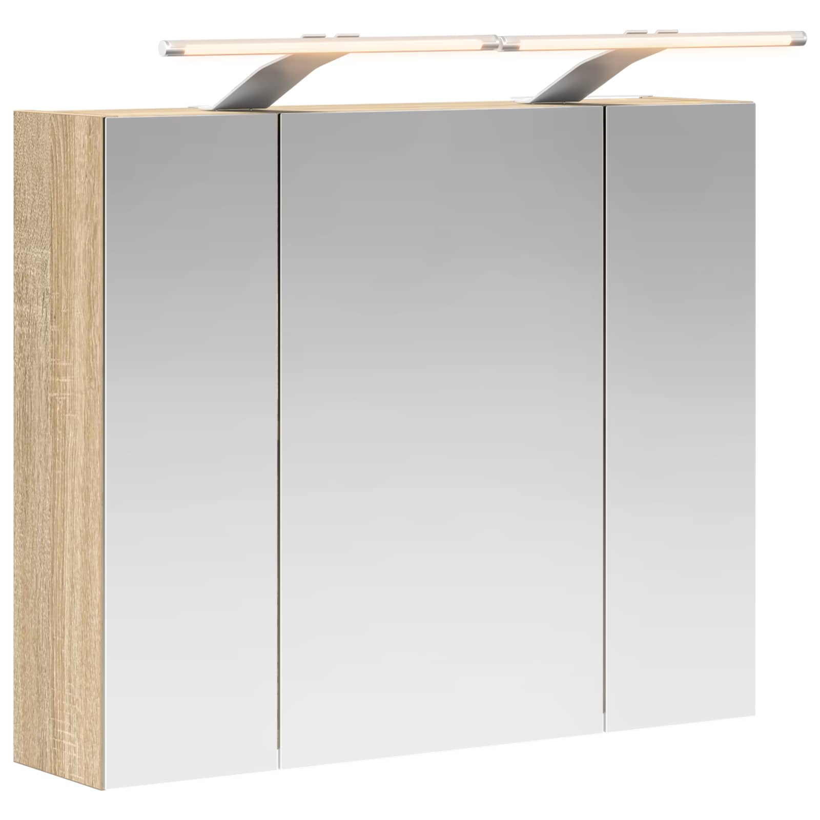 Καθρέφτης Ντουλάπα Μπάνιου Δρύς Sonoma 60 x 14,5 x 50 εκ - Pakobazaar