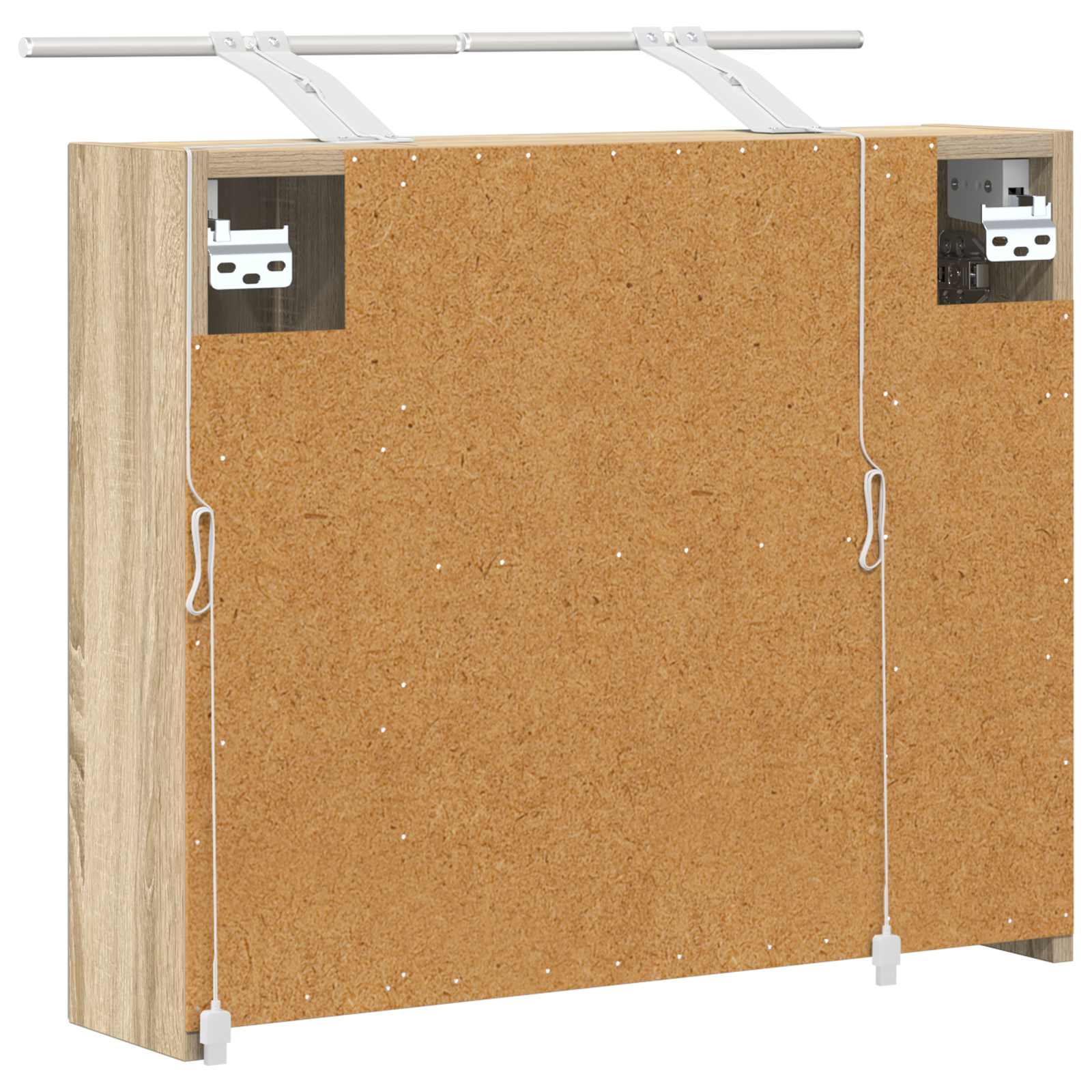 Καθρέφτης Ντουλάπα Μπάνιου Δρύς Sonoma 60 x 14,5 x 50 εκ - Pakobazaar