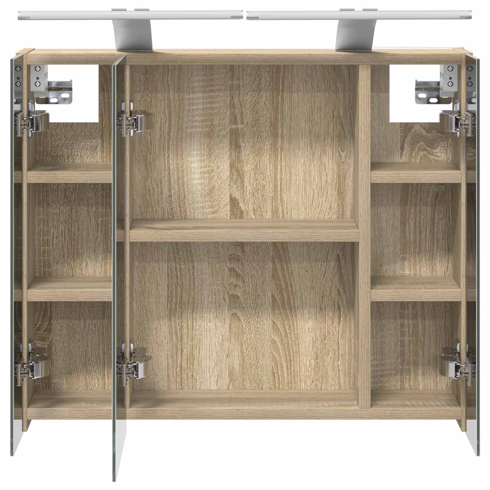 Καθρέφτης Ντουλάπα Μπάνιου Δρύς Sonoma 60 x 14,5 x 50 εκ - Pakobazaar